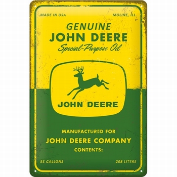 John Deere special purpose metalen relief reclamebor