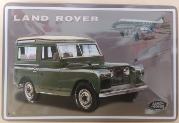 Land Rover metalen wandbord relcamebord relief