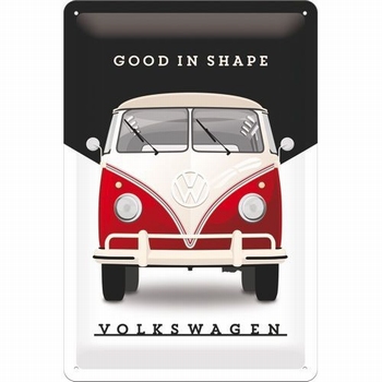VW volkswagen good in shape metalen wandbord relief